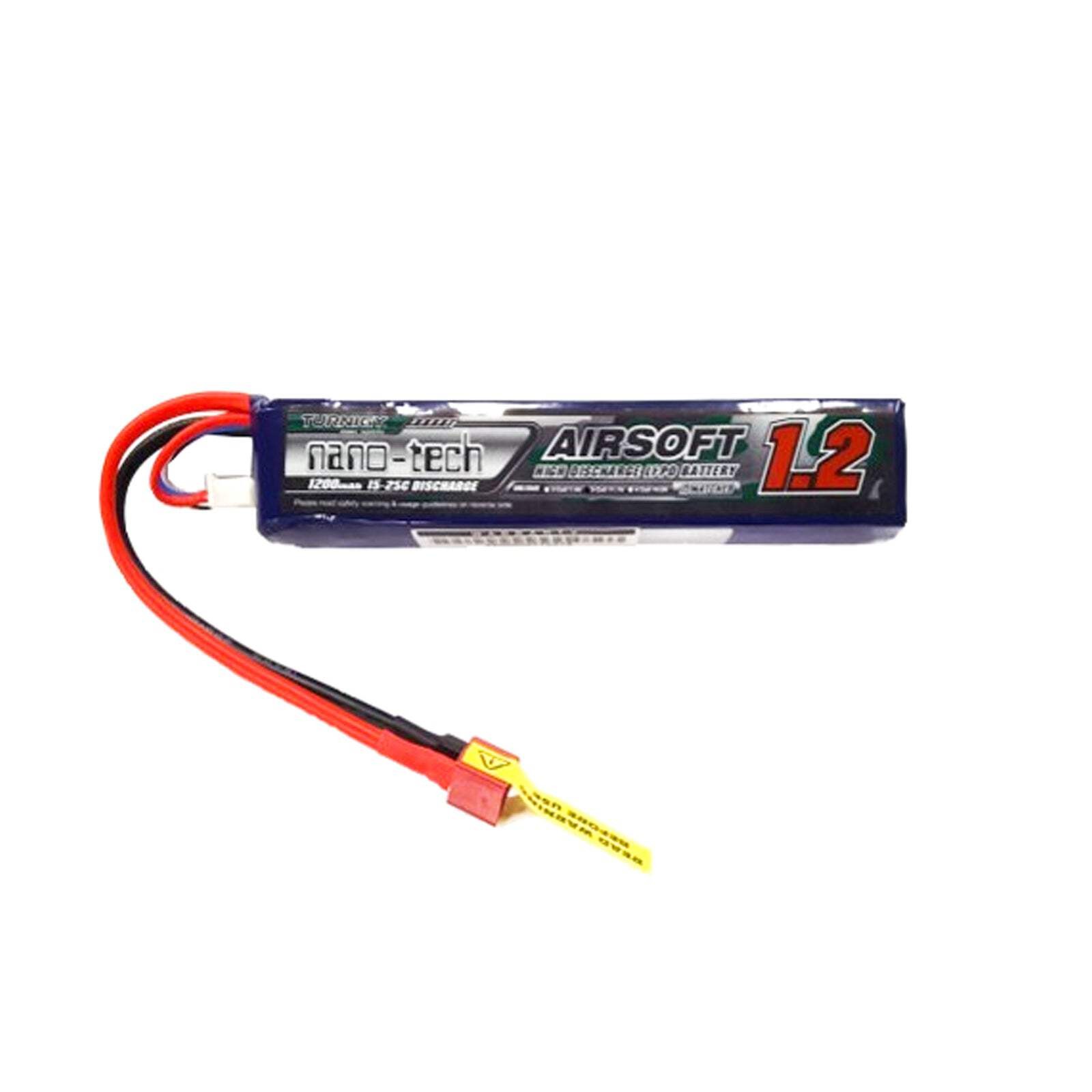 Turnigy Nano-Tech 1200mAh 3S LiPo Battery 15C 25C (Dean's Co