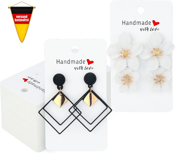 Karton-Ohrring Displaykarten FüR DIY PräSentation SchmuckstäNder 100 StüCk-image