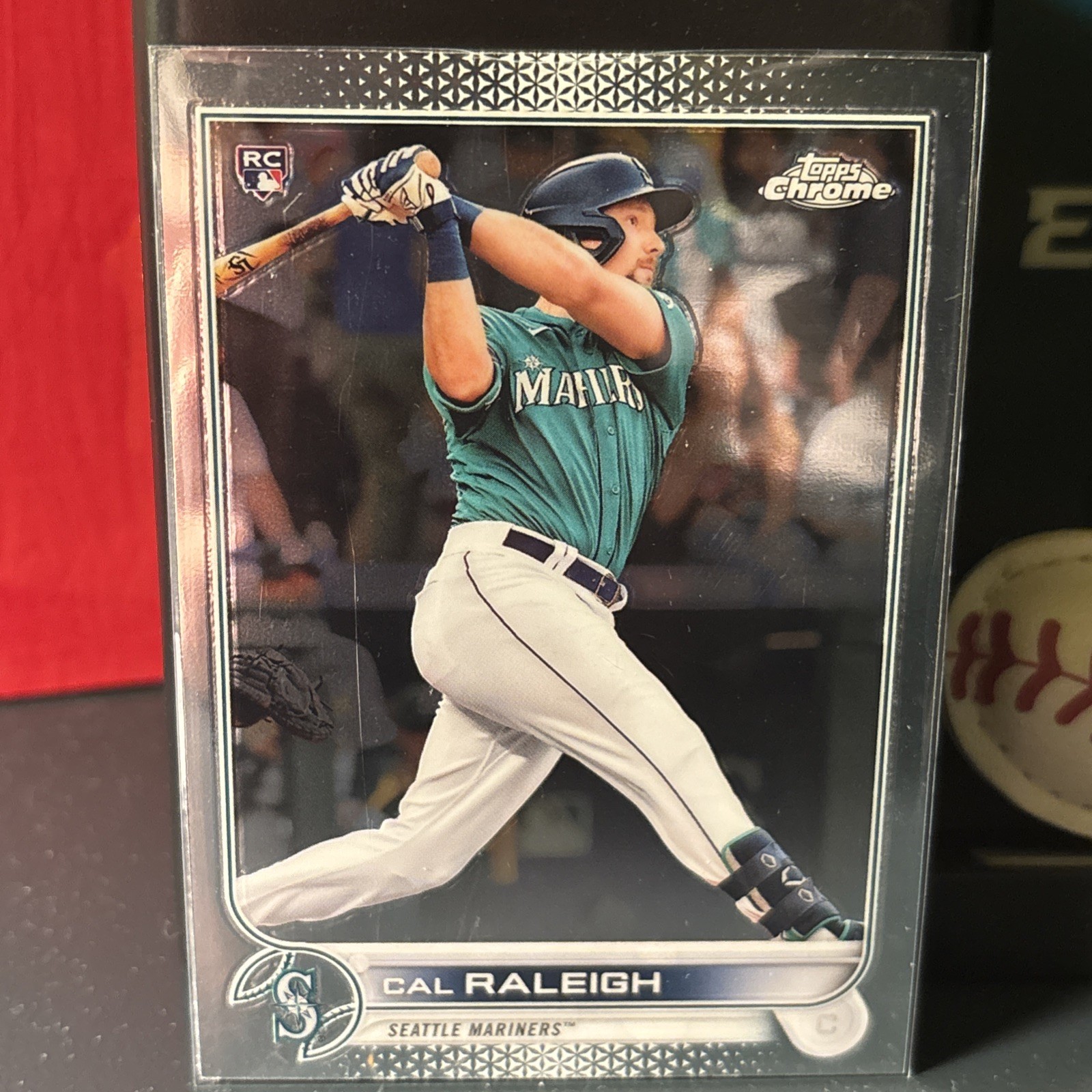 2022 TOPPS CHROME #149 CAL RALEIGH ROOKIE RC SEATTLE MARINERS 020526
