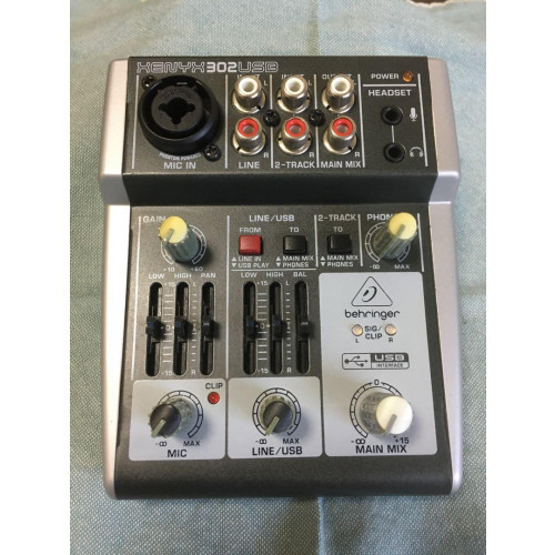 Behringer XENYX 302USB - 3 Channel Mixer USB/Audio Interface Analog Mixers China - Picture 2 of 12