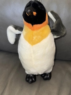 The Petting Zoo 11  King Penguin Plush Realistic Sub Artic Bird