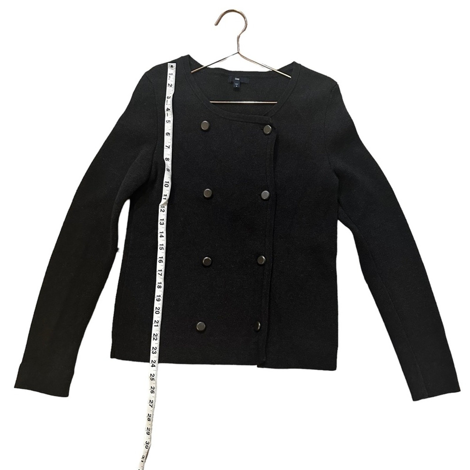 Gap double breasted jacket sweater size small - image 5