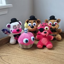 Funko FNAF Five Nights At Freddy's Plush 6”-9” Lot of 5 2016 2017 Licensed