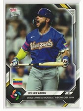 2026 World Baseball Classic Topps NOW #34 Wilyer Abreu WBC Vamos Chamo!
