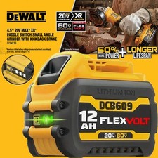 12.0AH DCB609-2 For DEWALT DCB612 20V/60V MAX FLEXVOLT 12Ah Li-Ion Battery NEW