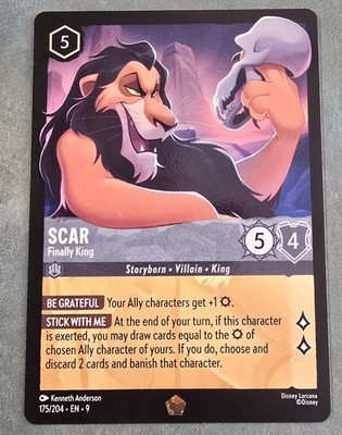 Scar - Finally King 175/204 Fabled (Regular) NM  