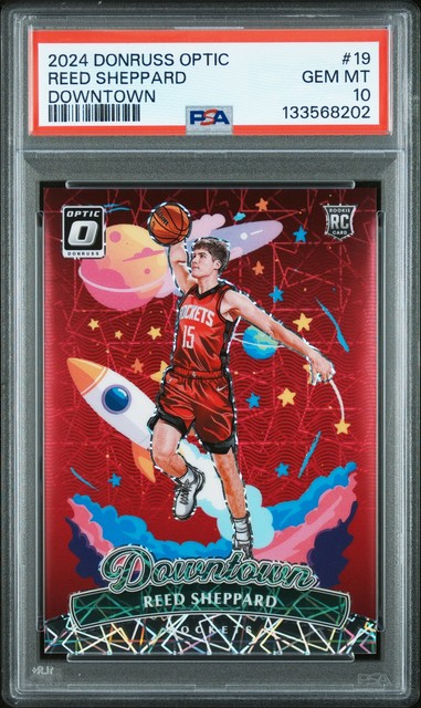 Reed Sheppard 2024 Panini Donruss Optic Downtown