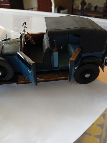 VINTAGE 1:24 1929 Rolls Royce Phantom 1 Franklin Mint Precision COA - Picture 20 of 21