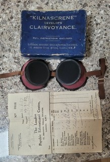 London Psychic Educational Centre Kilnascrene AURA GOGGLES / BOX /Receipt..