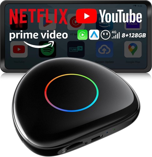 Magic AI Box CarPlay Android 13 Car Built-in GPS Box for YouTube Netflix 8G+128G