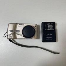 Panasonic LUMIX DMC-TZ1 Gold Compact Digital Camera Tested Excellent Condition