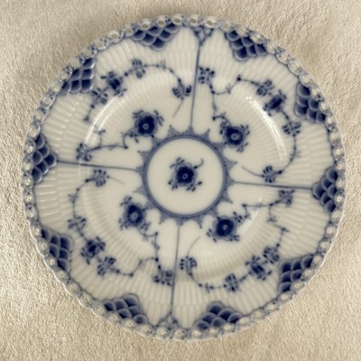 Royal Copenhagen Blue Fluted Full Lace Dessert Pie Side Plate 1 / 1087