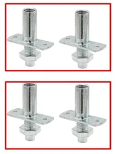 Bi-Fold Door Bottom Pivot 1/4" Pin D, 2-ct, Alloy Steel, Prime-Line MP6613 2-PK