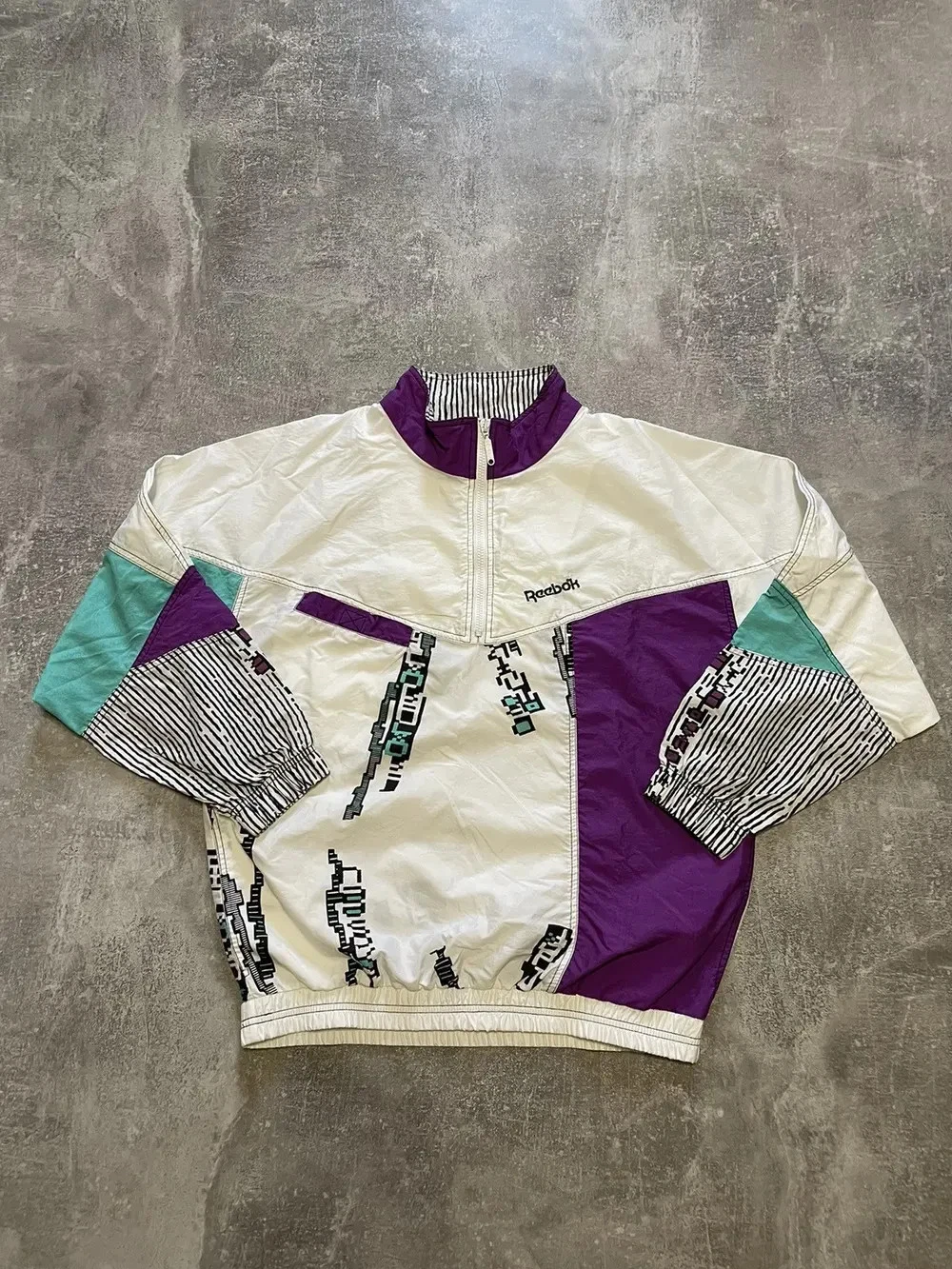 Rare Reebok Light Track Jacket Retro 90s Mens M