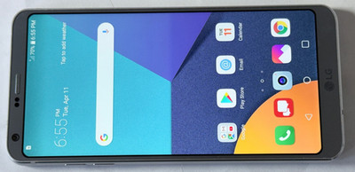 UNLOCKED LG G6 32GB VS988 4G LTE Silver Android Smart Phone *NICE*  READ