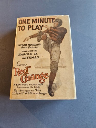 1926 Photoplay Buch für den Film Eine Minute Fußball spielen Harold Red Grange - Bild 1 von 7