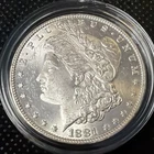 1881-O Morgan Silver Dollar $1, New Orleans Mint, Estate Find, 90% Silver, BU
