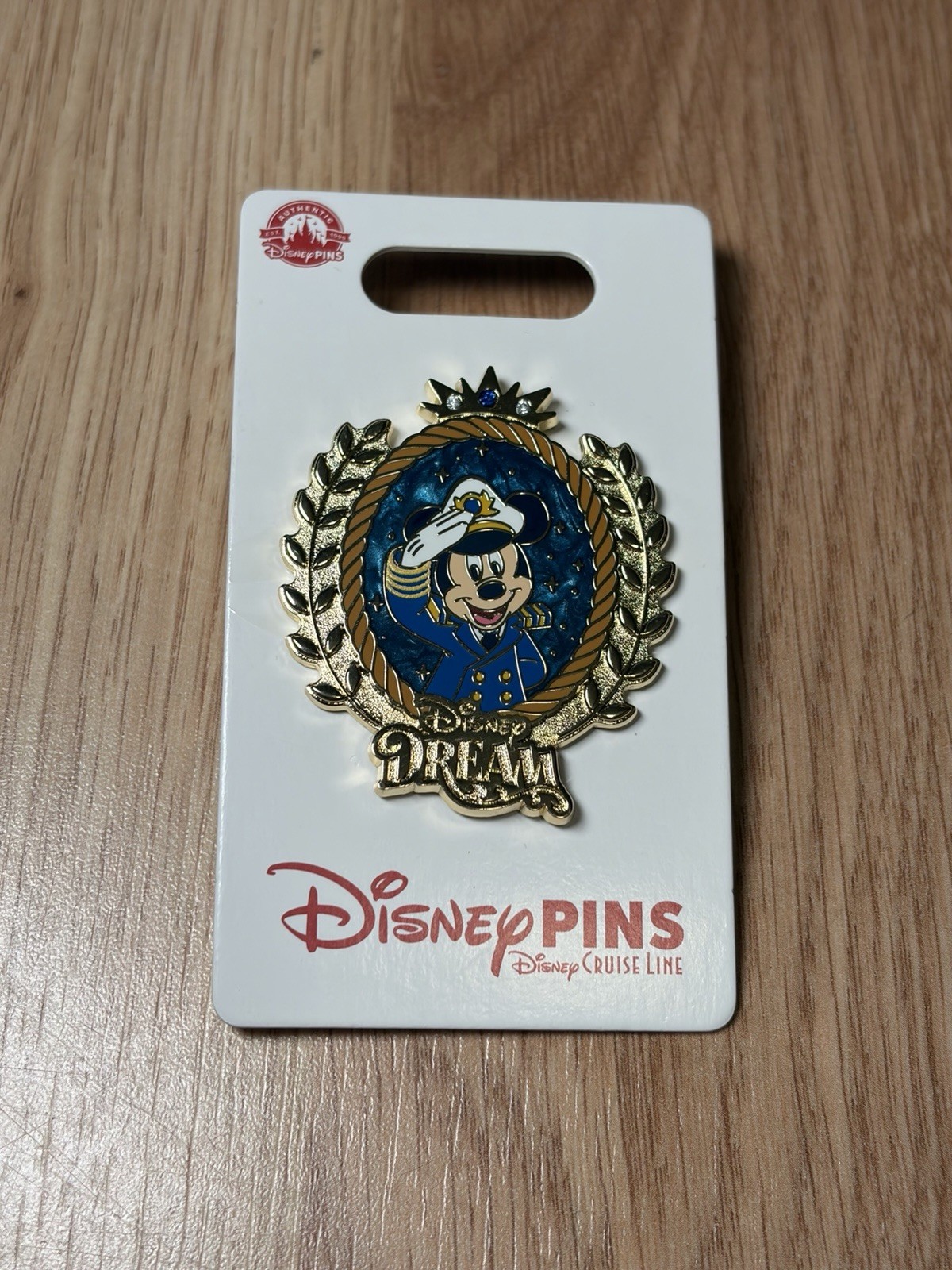 2024 Disney Cruise Line DCL Captain Mickey Colored Pin Disney Dream New