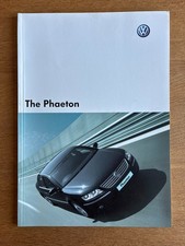 Volkswagen Phaeton UK Sales Brochure  (2003)