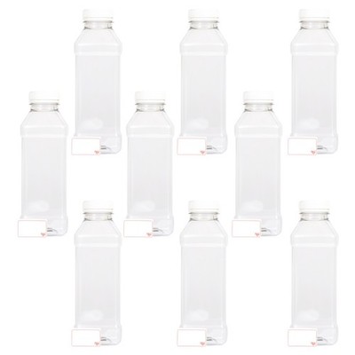 TEC 500ml Saftflaschen mit Deckel hergestellt in Großbritannien 30% recycelt Haustier Kunststoff Wasser