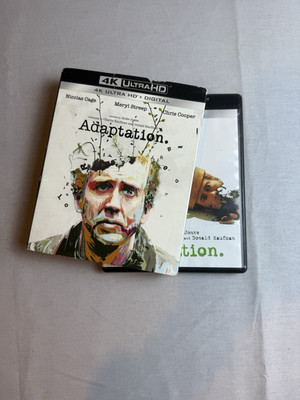 Adaptation (4K UHD Blu-ray, Nicolas Cage) With Slipcover