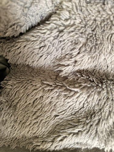 THE NORTH FACE Jacket Down 550 Fill Toddler Moondoggy Hoodie Sz 6T Black Grey - Picture 6 of 12