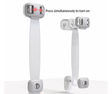 2-Pack Child Proof Fridge Lock - Adjustable Baby Proofing Straps - For Toddlers