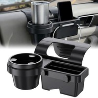GeträNkehalter Auto Kunststoff Becherhalter Universal Schwarz FüR Mittelkonsole