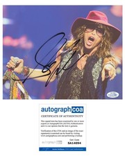 Steven Tyler "Aerosmith" Frontman AUTOGRAPH Signed Autographed 8x10 Photo D ACOA