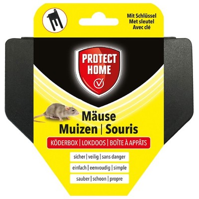 Protect Home Mäuse Köderbox - Köderstation Giftbox Mäuseköderstation Köder Box