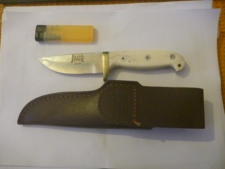 Messer Jagdmesser Deutsche Jagdzeitung ATS 34 Vintage Wandern Angeln EDC