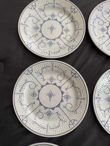 Set of 6 BOCH Copenhague 8" SALAD PLATES - Picture 7 of 7