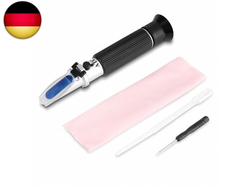 Brennerei Refraktometer Alkohol 0-80% v/v HandRefraktometer Alkoholmeter für