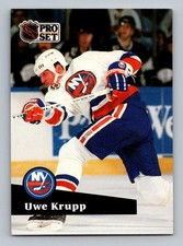 #436 1991-92 Pro Set / Uwe Krupp New York Islanders