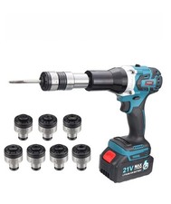 Handheld 21V Cordless Tapping Machine Electric Thread Tapping Tool 2.2Ah