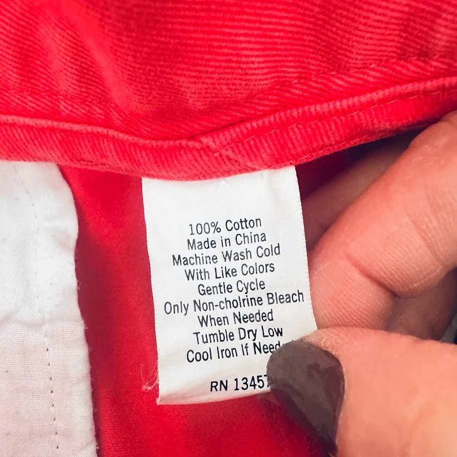 Vineyard Vines Nantucket Red Chino Pants Boys 18 Classic Preppy Straight Cotton - Image 3 of 4