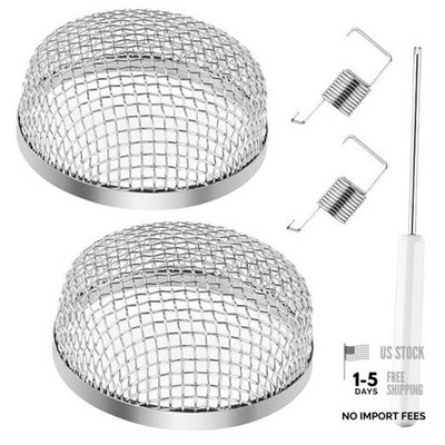 2PCS RV Furnace Vent Screen with Premium Stainless Steel, RV Heater Vent Cover