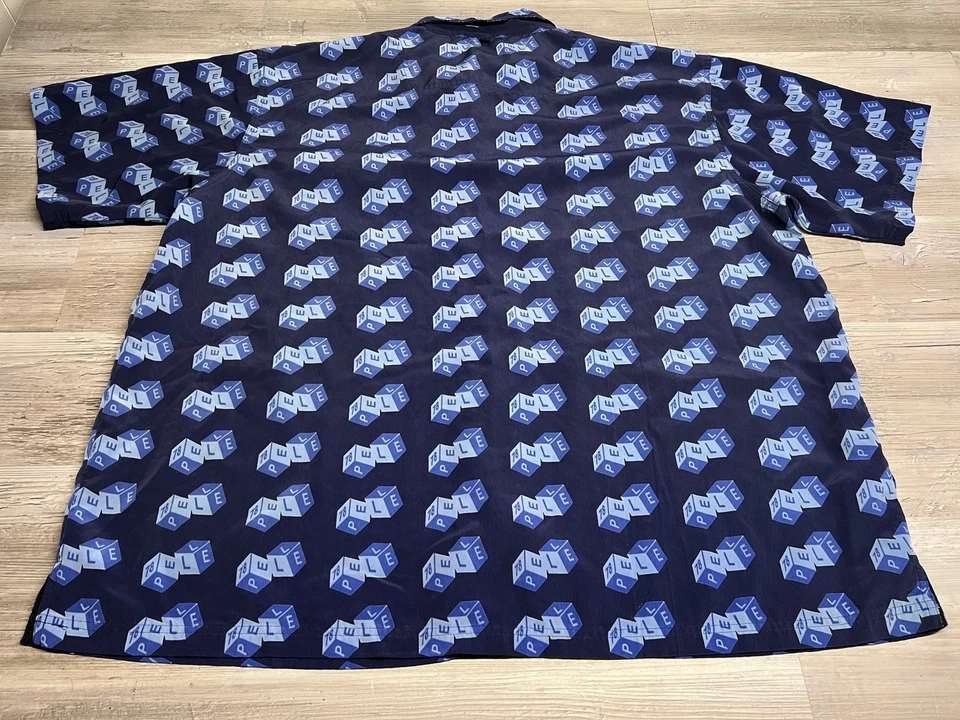 Camisa De Colección Pelle Pelle Marc Buchanan Para Hombres Talla 3XL Logo Dados AOP Hip Hop Urbana Foto 2 de 4