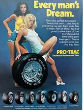 Vintage 1979 Sexy Pro Trac Tire original color ad SM018