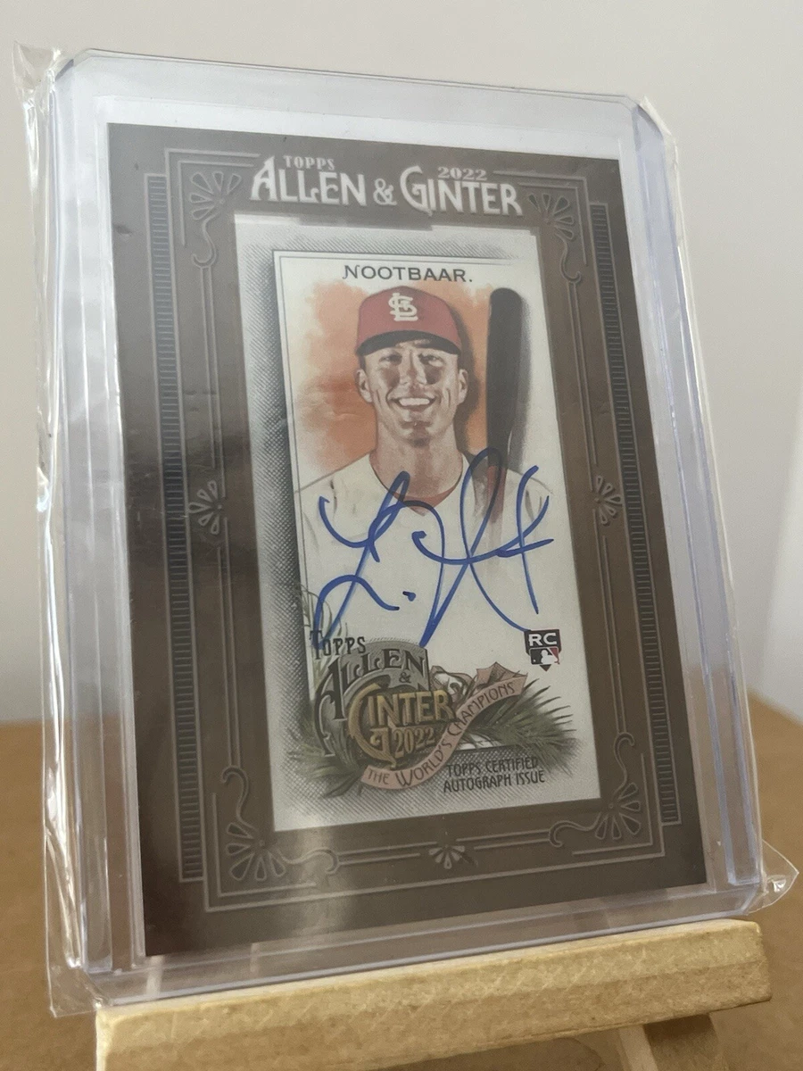 2022 Topps Allen & Ginter - Lars Nootbaar #MA-LN for sale | eBay