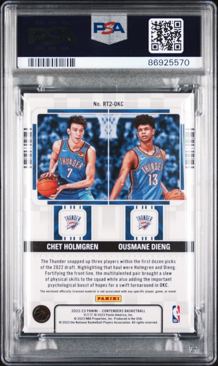 2022-23 Panini Contenders - Rookie Ticket Dual Swatches Chet