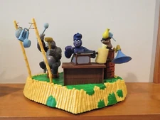 Rare Disney Tarzan Talking Electronic Coin Bank Toy Thinking Toy Works!!