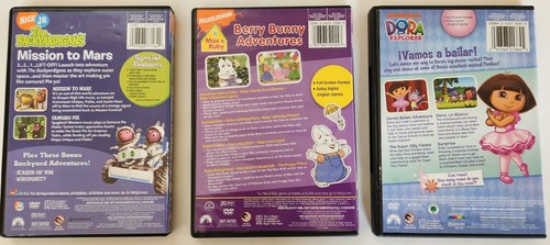 3 Nickelodeon DVD The Backyardigans Mars, Max & Ruby, Dora's Ballet Adventures - 第 2/2 張圖片
