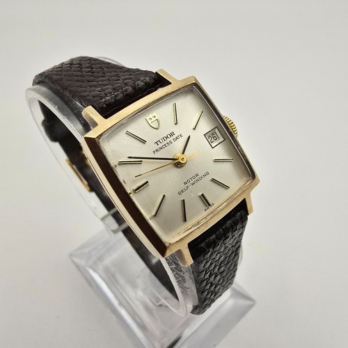 TUDOR PRINCESS DATE LADIES WATCH 9CT YELLOW GOLD VINTAGE SWISS AUTOMATIC 21J. - Picture 10 of 24