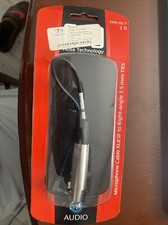 Hosa XVM-101F Microphone Cable XLRF-3.5 TRS 1 Foot UPC 728736008069