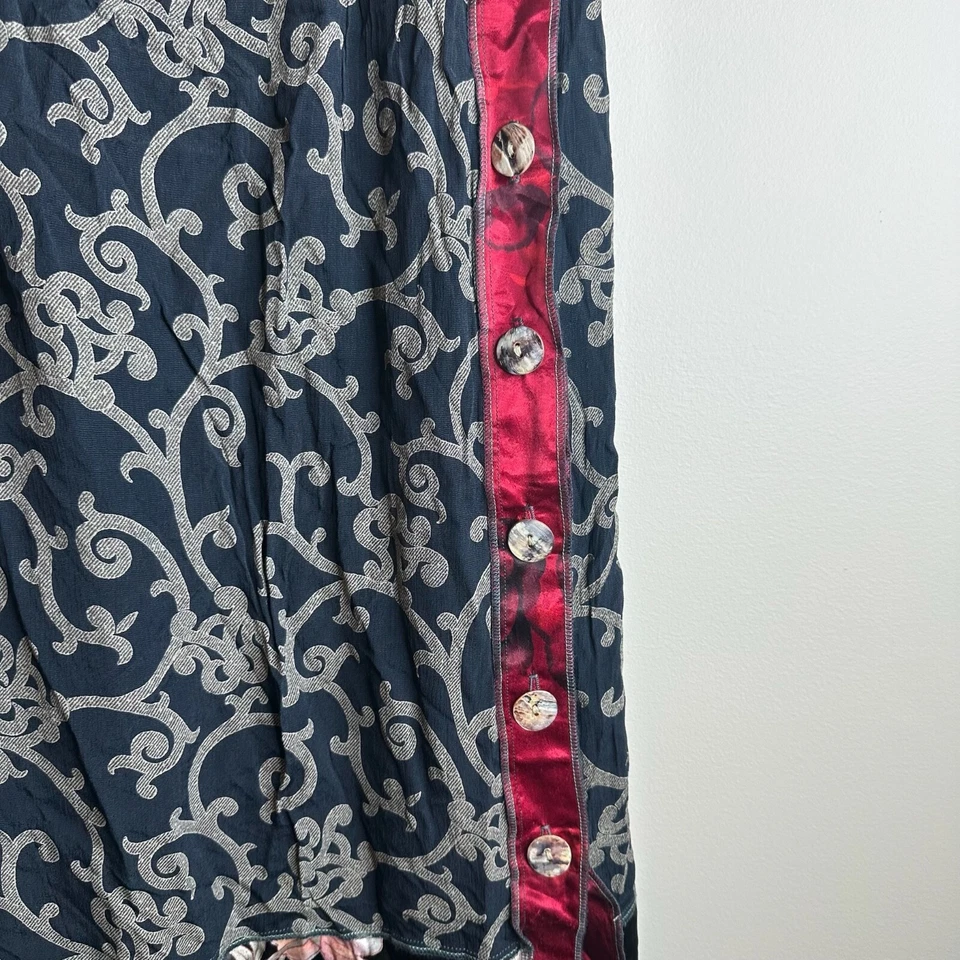 Maxi Falda De Colección Nada Combina XS/S Telas Mezcladas Boho Arte para Usar Artístico Hippie Foto 3 de 4