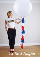 Balloon tail - tissue paper tassel garland - 36 inch balloon tail custom colors 