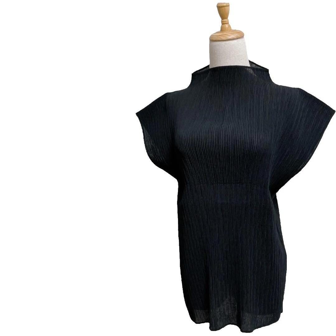 ISSEY MIYAKE女式褶饰上衣