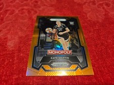 2024 WNBA MONOPOLY PRIZM #40 KATE MARTIN RC ACES ORANGE  071/124