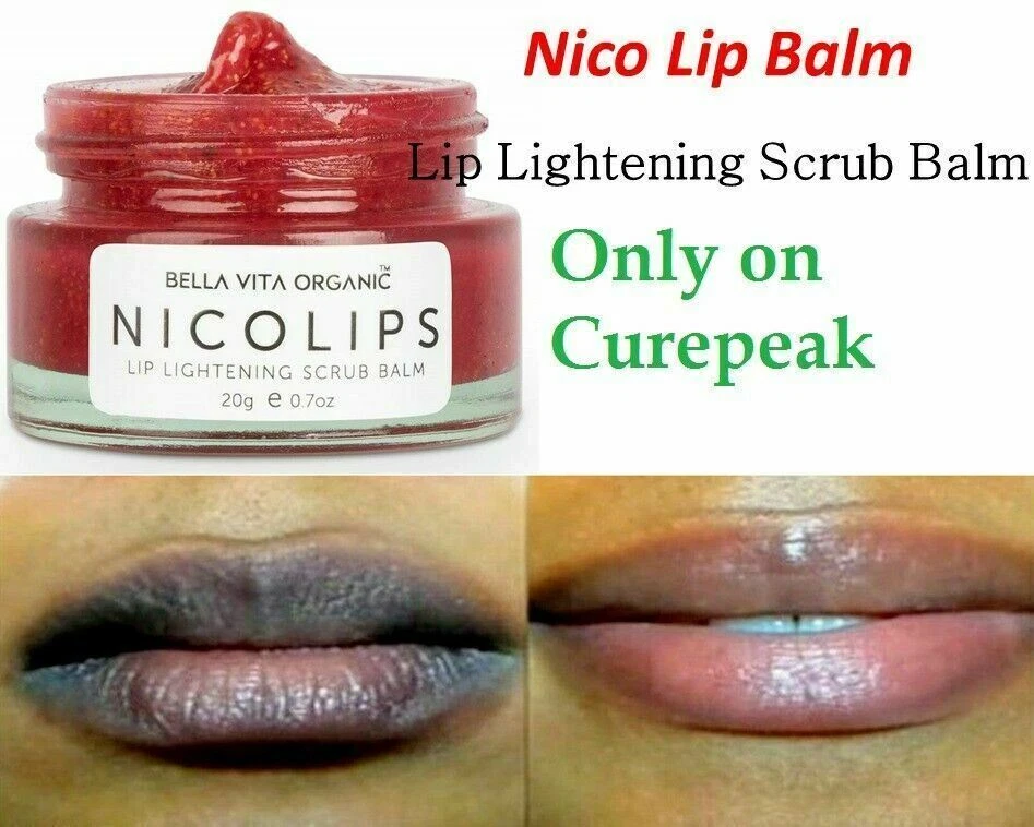 NicoLips Lip Balm Scrub For Lightening Dark Lips For Men & Women - 20g - Image 2 of 4
